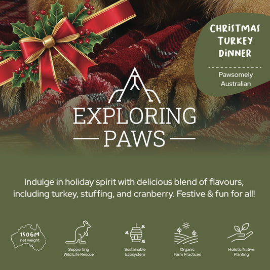 Limited Edition Christmas Turkey Dinner Rustic Cookies