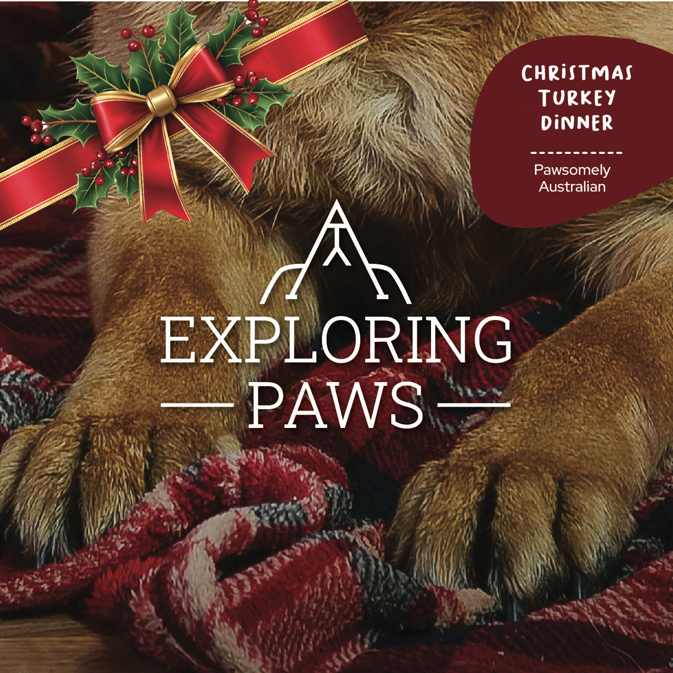 Limited-Edition Christmas Turkey Doggo-Chino Cafe Cookie