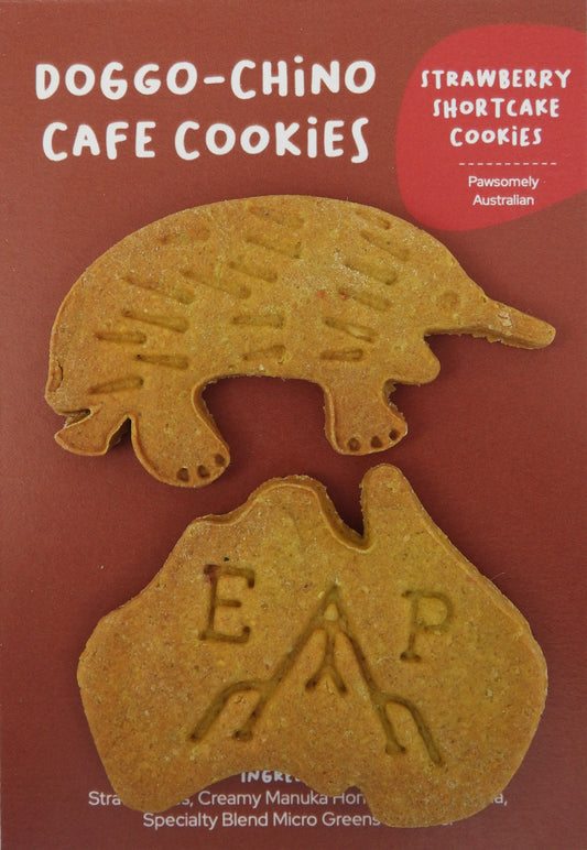 Strawberry Shortcake Doggo-Chino Cafe Cookie