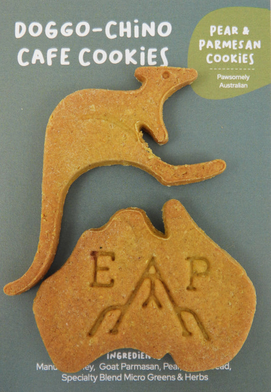 Pear & Parmesan Doggo-Chino Cafe Cookie