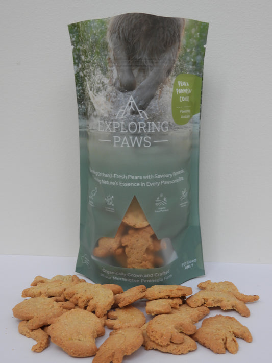 Pear & Parmesan Rustic Training Cookies