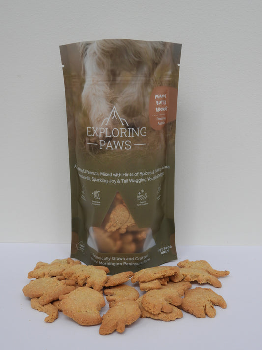 Peanut Butter Brownie Rustic Training Cookies