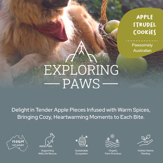 Apple Strudel Rustic Training Cookies