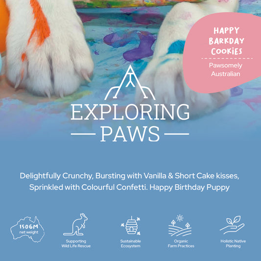 Happy Barkday Rustic Cookies